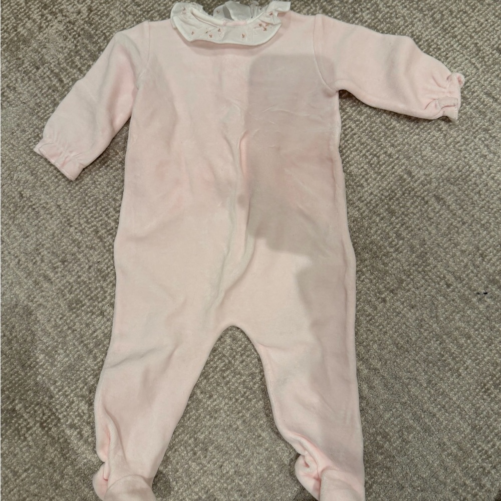 Bonpoint Light Pink Kids Footie